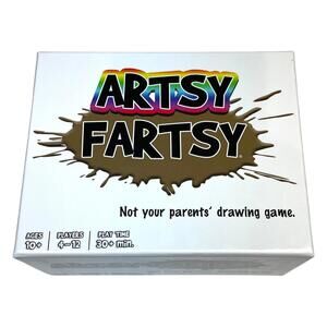 Artsy Fartsy Party Drawing Game New Open Box Hilarious Family Game Night Fun